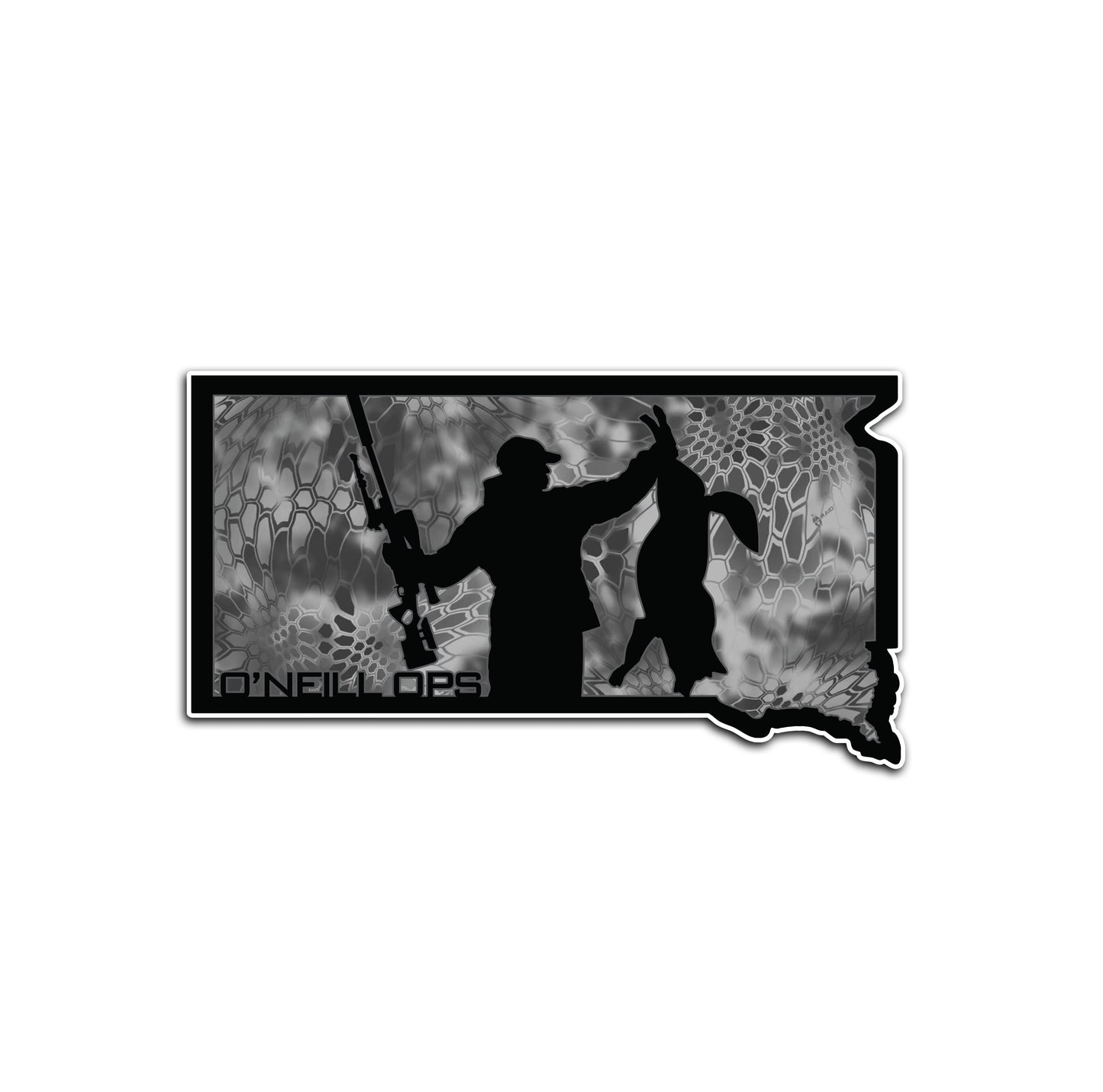 South Dakota Predator Kryptek RAID Sticker